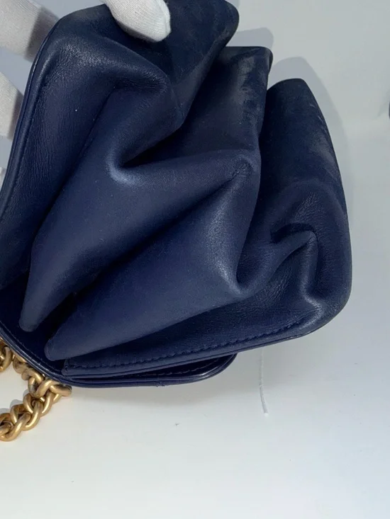 Chanel 2017 Small Paris Cosmopolite Flap Bag Deep Navy Blue - Picture 11 of 16